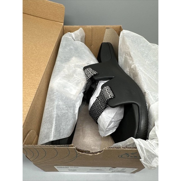 Chaco Chillos‎ Slide Black/Grey Comfort Sandal JCH108445 Men\'s US Sz 13 main image 7